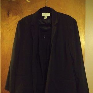 Black 2 piece skirt set, 20W